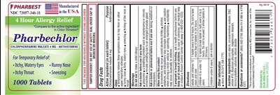 Ulai Pharbechlor 4 mg Tablet 1000 Ct. Label (Ulai Pharbechlor 4 mg Tablet 1000 Ct. Label)